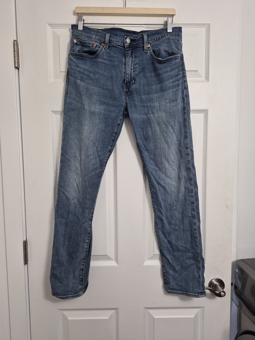 Levi's Men's Straight Light Blue Denim Jeans
